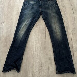 Men's Levi’s Denizen Stretch Slim Straight Fit 232 Washed Jeans Size 33x32